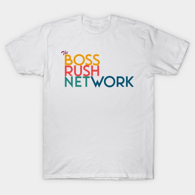 Boss Rush Network Logo (Latin Heritage Support) T-Shirt by Boss Rush Media | Boss Rush Network